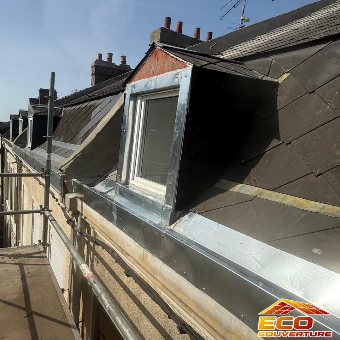 zinguerie douchy-les-mines chéneaux en zinc garantie